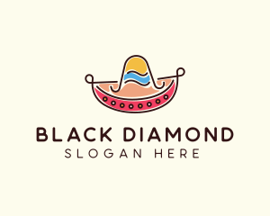 Mexican Sombrero Hat logo design