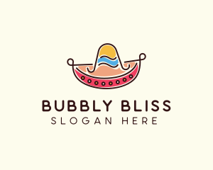 Mexican Sombrero Hat logo design