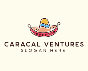 Mexican Sombrero Hat logo design