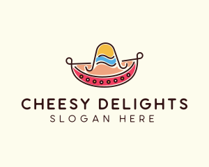 Mexican Sombrero Hat logo design