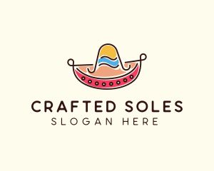 Mexican Sombrero Hat logo design