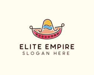 Mexican Sombrero Hat logo design