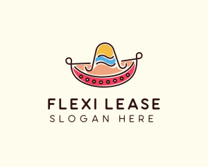 Mexican Sombrero Hat logo design