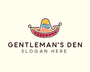 Mexican Sombrero Hat logo design