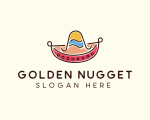 Mexican Sombrero Hat logo design