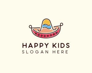 Mexican Sombrero Hat logo design