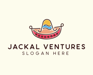 Mexican Sombrero Hat logo design