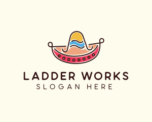 Mexican Sombrero Hat logo design