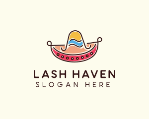 Mexican Sombrero Hat logo design