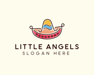 Mexican Sombrero Hat logo design