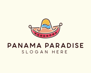 Mexican Sombrero Hat logo design