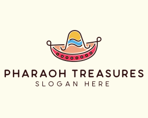 Mexican Sombrero Hat logo design