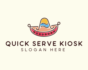 Mexican Sombrero Hat logo design