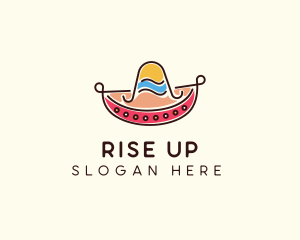 Mexican Sombrero Hat logo design