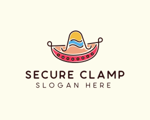 Mexican Sombrero Hat logo design