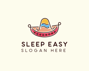 Mexican Sombrero Hat logo design