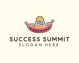 Mexican Sombrero Hat logo design