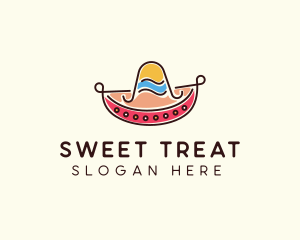 Mexican Sombrero Hat logo design