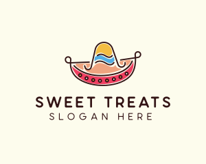 Mexican Sombrero Hat logo design