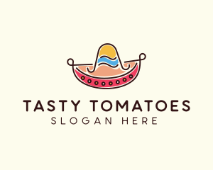 Mexican Sombrero Hat logo design