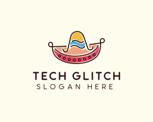 Mexican Sombrero Hat logo design