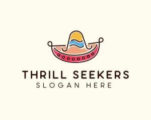 Mexican Sombrero Hat logo design