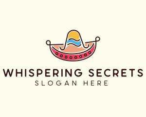 Mexican Sombrero Hat logo design