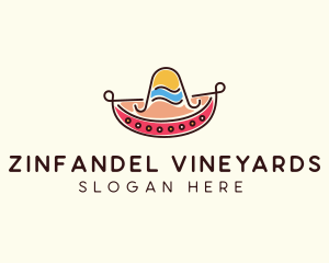 Mexican Sombrero Hat logo design