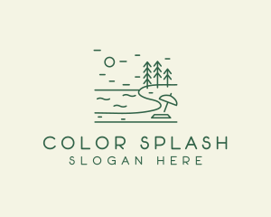 Seaside Beach Coast logo design