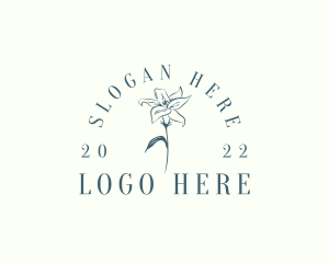 Luxe - Flower Luxury Florist logo design