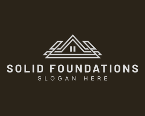 Residential Roof Construction Logo