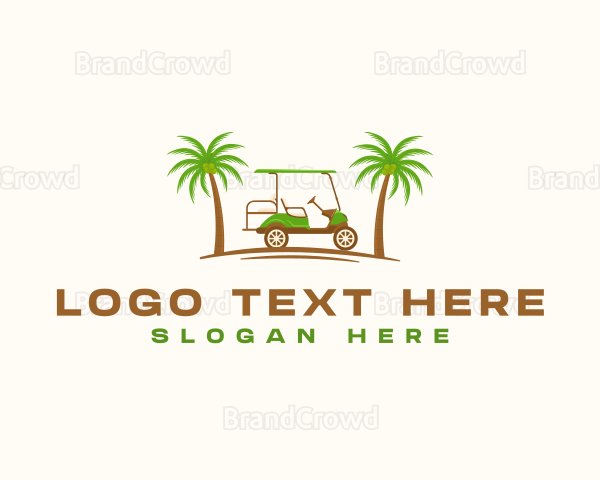 Golf Course Cart Logo