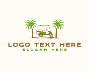 Golf Course - Golf Course Cart logo design