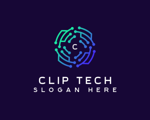 Data Circuit Tech logo design