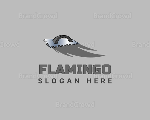 Construction Trowel Tool Logo