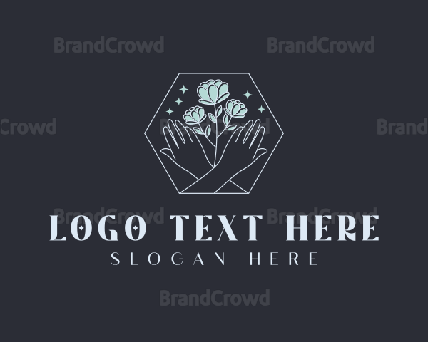 Floral Wedding Event Logo