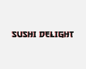 Sushi Bar - Asian Oriental Company logo design