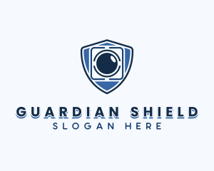 Secure - Camera Security Shield logo design