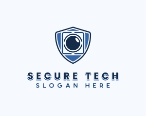 Security - Camera Security Shield logo design