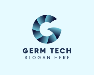 Gradient Tech Letter G logo design