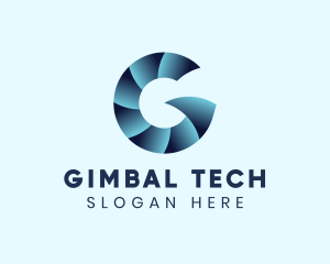 Gradient Tech Letter G logo design