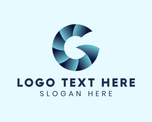 Photographer - Gradient Tech Letter G logo design