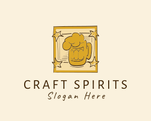 Alcohol - Beer Mug Frame logo design