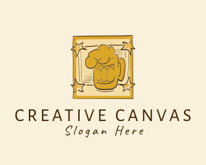 Illustration - Beer Mug Frame logo design