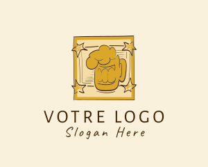 Distillery - Beer Mug Frame logo design
