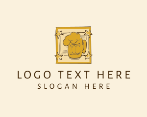 Beer Mug Frame logo design