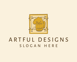 Beer Mug Frame logo design