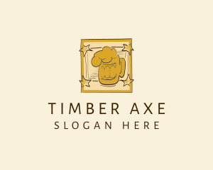 Beer Mug Frame logo design