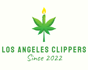 Candle Maker - Organic Marijuana Candle logo design