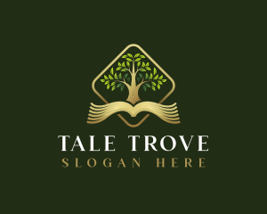 Storybook - Book Tree Reading logo design